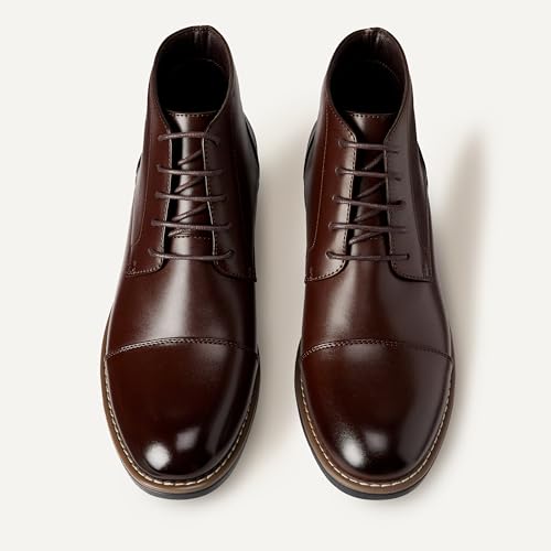 Image of Amazon Essentials Men's Cap Toe Lace Up Ankle Dress Boots