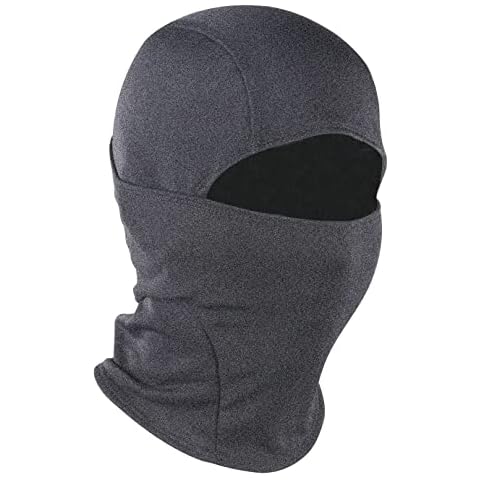 U.mslady Balaclava Windproof Ski Face Mask for Men Women Sun Hood Tactical Lightweight Motorcycle Cycling (Gray Winter Autumn) Cover