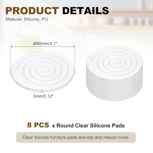 Almohadillas antideslizantes para muebles y patas de sofá autoadhesivas 3
