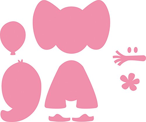 Marianne Design Collectables Troqueles Elefante, Metal, Rosa, 6.5x4.5x3 cm