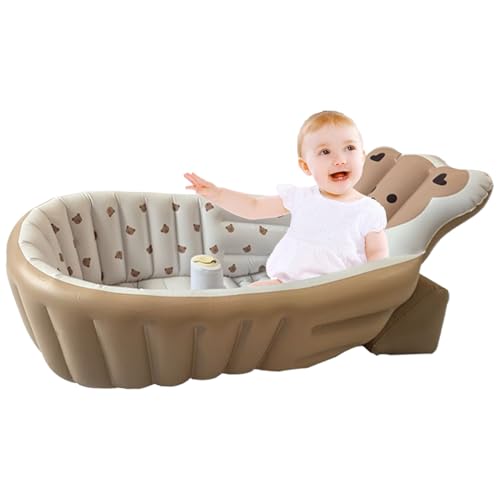 Siège de bain gonflable pour les vacances et les petites salles de bain