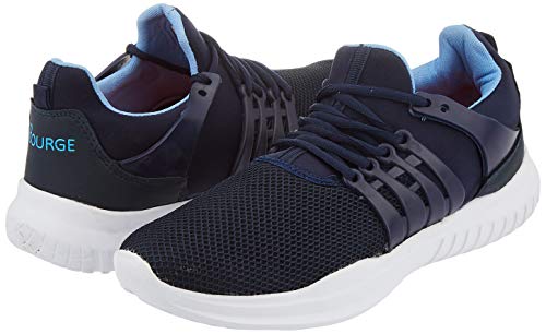 Image of Bourge Reef-06 Navy and Sky Running Shoes