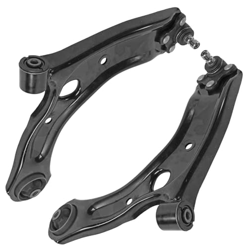 Image of Detroit Axle - AWD 8pc Front End Kit for 2017-2019 Kia Sportage 2016-2018 Hyundai Tucson, 2 Lower Control Arms with Ball Joint 2 Sway Bar Links 4 Outer Inner Tie Rods Replacement