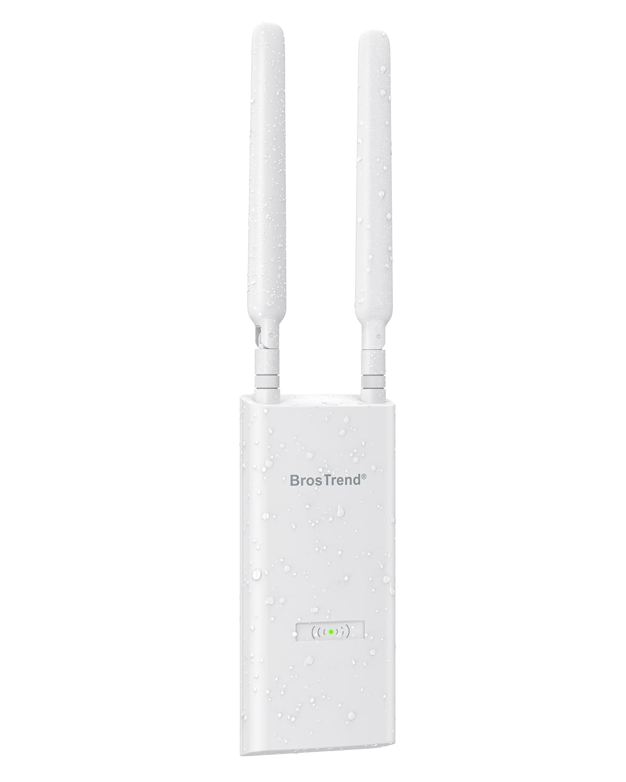 BrosTrend AX3000 Access Point Esterno, Access Point WiFi 6 Lunga Portata | Antenne WiFi Esterno Dual Band 5GHz + 2.4GHz, Impermeabile IP65 WiFi AP Outdoor con Porta Gigabit, PoE 802.3at & Passive PoE