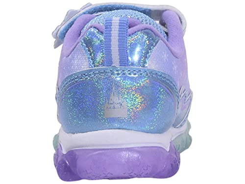 JOSMO Girl's Frozen Lighted Sneaker (Toddler/Little Kid) Blue/Purple 9 Toddler M4