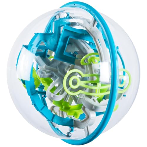Image of LIL RANGO Spin Master Games Rebel 3D Maze Puzzle Game with 70 Obstacles for Kids Aged 8 and Up | Brain Teaser Skill Game | Handheld 3D Labyrinth Ball | Blue