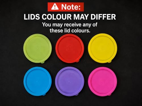 Image of Stainless Steel Food Storage Containers, Set of 4, 250ml each, Airtight Lids, Compact Kitchen Boxes for Snacks and Meal Prep, colors may vary of lids