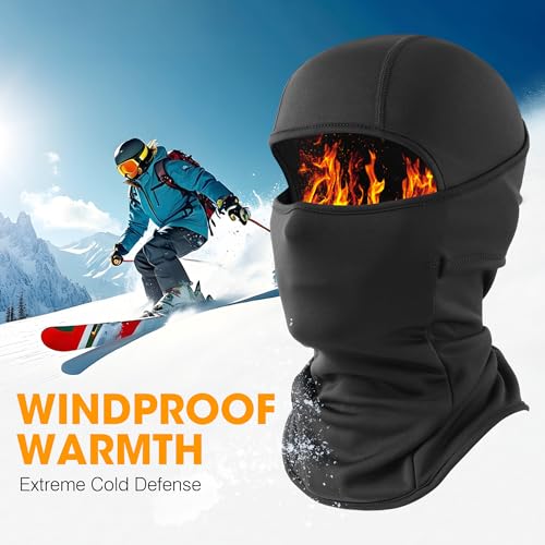 Image of WTACTFUL 1-2 Pack Ski Mask Balaclava, Windproof Warmer Thermal Winter Men | Ultra-Soft & Breathable Fabric, Perfect Helmet Fit, Cold Weather Face Mask for Skiing Snowboarding Motorcycle Cycling, Women