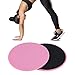 OUKENS Yoga Supplies Fitness Slider, 2PCS Exercise Sliding Gliding Disc Fitness Core Slider Sport Full