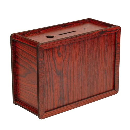 Image of ITOS365 Handmade Wooden Money Bank Piggy Bank | Coin Saving Box for Kids & Adults | Wooden Savings Box for Boys & Girls | Decorative Cash Bank | Gift Item for Home & Kids