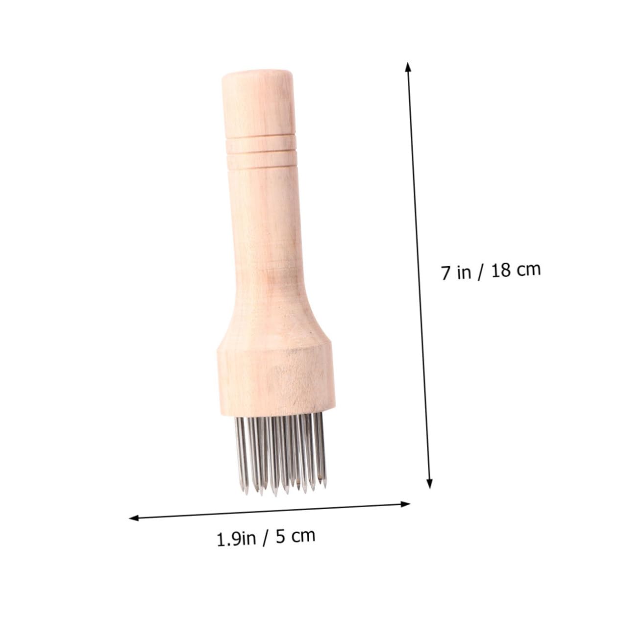 MUCKLILY Stainless Steel Meat Tenderizer with Thick Handle for Beef Pork Chicken Portable Loosening Tool for Home Kitchen Efficient Meat Maker for Enhanced Texture and Flavor