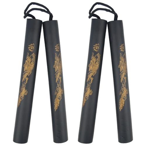 Otbushit Nunchucks en Mousse pour Enfants, 2 pièces, Nunchucks en Mousse légers, bâtons d'arts Martiaux pour Enfants et débutants, bâton d'éponge...