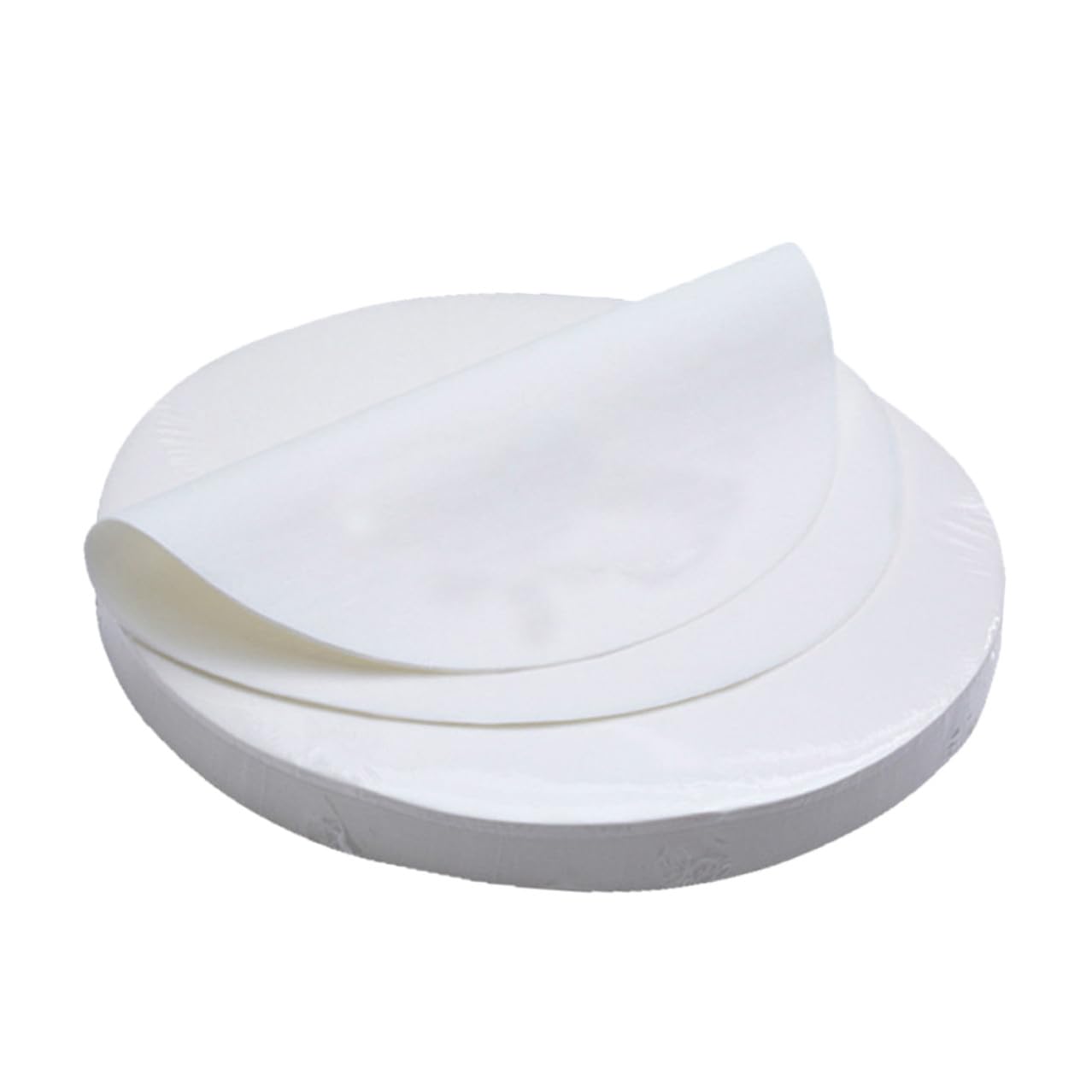 Feuilles Papier Sulfurisé Rondes 20 CM 500 Disques Résistants à Haute Température, Antiadhésifs Nettoyage pour Cuisson Barbecue et Four Domestique