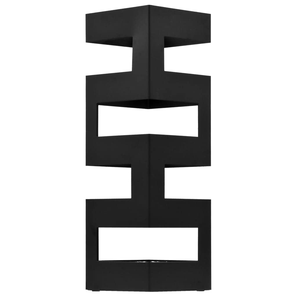 CHARMMA Umbrella Stand Tetris Steel Black-3261
