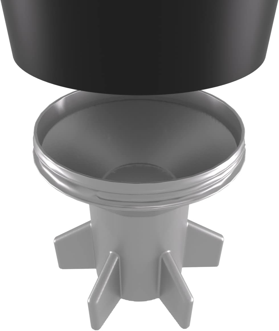 Battle Shakers Mortar Shaker Cup | Military Themed Shaker Bottle | Leak-Proof Protein Cup with Storage Compartment | Mix Protein Powders & More | Durable & Dishwasher Safe | 20 Oz Black/Silver - Image 7