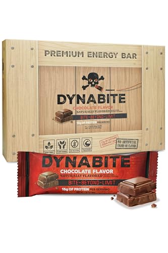 DYNABITE Premium Energy Bars (10 Count, Chocolate) | Low Carb Protein Bars w/Plant-based Ingredients | Gluten-Free Meal Replacement Bar | Zero Sugar Protein Bars | High Protein Snacks Meal Bars DYNABITE Premium Energy Bars (10 Count, Chocolate) | Low Carb Protein Bars w/Plant-based Ingredients | Gluten-Free Meal Replacement Bar | Zero Sugar Protein Bars | High Protein Snacks Meal Bars