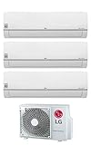  Climatizador Trial Split Inverter 7000 + 9000 + 12000 BTU Clase A+++/A+ Gas R32 Wi-Fi MU3R19 UE0 Serie Libero Plus