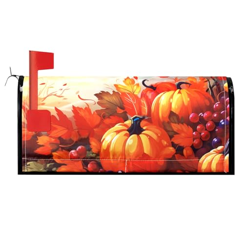 Harvest Festival and Pumpkin Magnetic Mailbox Cover, Autumn 21