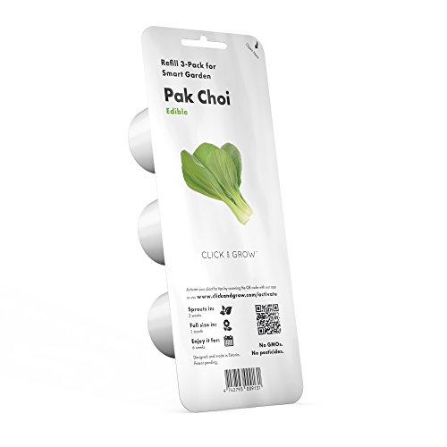 Click and Grow Pak Choi 3 pack Nachfüll Plant Pods Substratkapsel für Smart Garden
