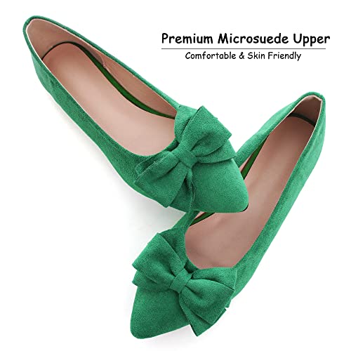 Image of Dear Time Women's Ballet Flats Dress Ballet Shoes Slip on for Office Work Comfortable Shoes