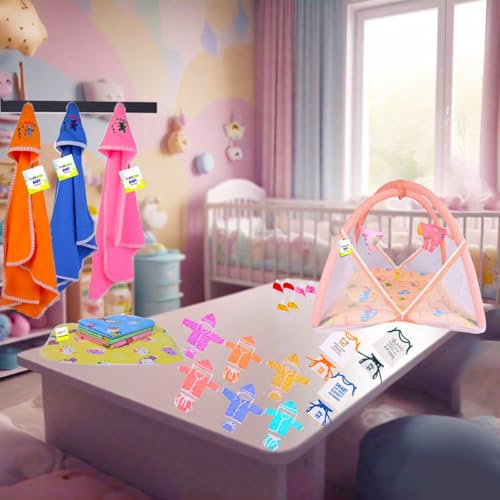 Image of Toddylon All in One Daily Essential in One Pack 36 in 1 New Born Baby Products Gift Packs | Hospital Kit Combo | Infants Boys Girls | Perfect for Newborns | Ideal for 0-6 Months (Orange)