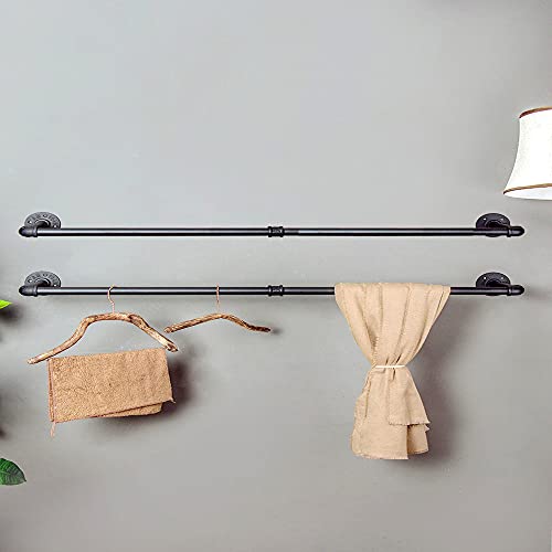 SERENITA Industrial Pipe Clothing Rack 37.0