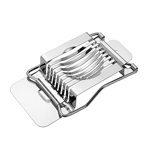 Egg Slicer, Egg Slicer for Hard Boiled Eggs, Stainless Steel Wire Egg Slicer, Egg Cutter Dishwasher Safe for Egg Strawberry Soft Fruit