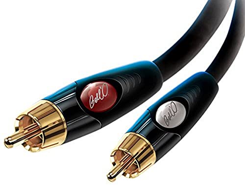 Cable RCA estéreo con transmisión de doble calibre Bello ST7306 de 6 m