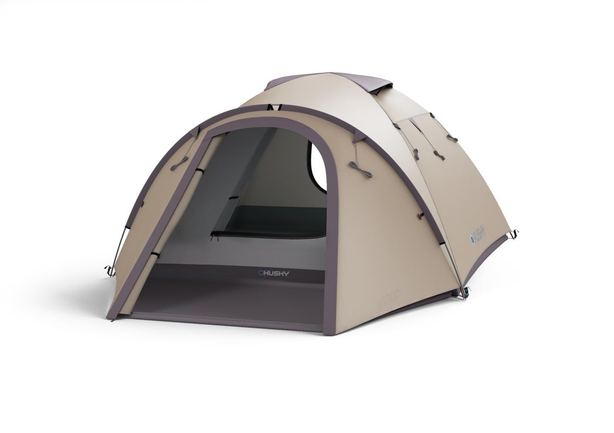 Husky Bizon 3 Plus Campingzelt 3 Personen mit Vorzelt 4000 mm Wassersäule