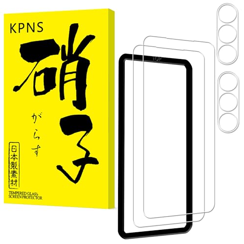 �y2+2������+�K�C�h�g�t���zKPNS ���Y�Ɏq�f�ސ� �Ή� Samsung Galaxy S26+ Plus SC-52G �K���X�t�B���� (2��) + �J�����t�B���� (2��) �S�ʕی� �����K���X �ی� �t�B����