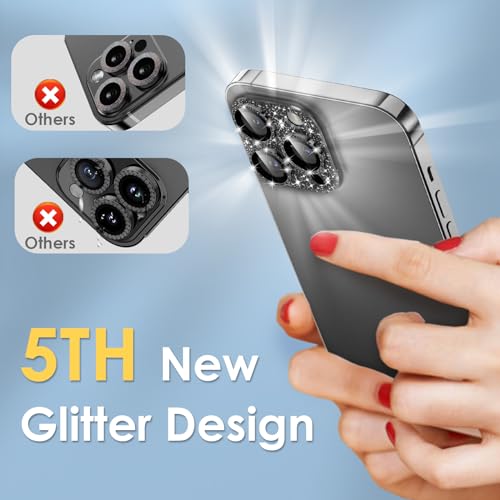 Protection d'objectif iPhone 15 Pro Max anneau métal trempé 5e génération - 3