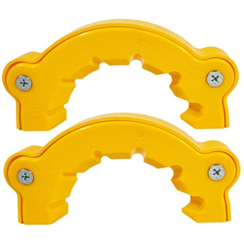 Afilador de taladros, Afilador de brocas de 2 piezas, Plantilla de afilado de brocas de 4, 5, 6, 8, 10, 12 mm, Amoladora angular de plástico, Accesorios para amoladora angular portátil, Afilado