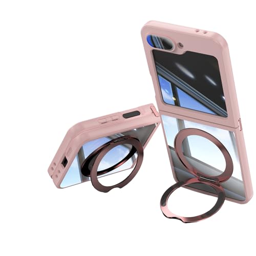 Coque béquille pour Z Flip 6 et ZFlip5 avec anneau de maintien rotatif