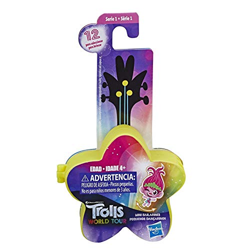 Figura Trolls Pequenos Dançarinos Surpresa - E6566 - Hasbro - APENAS 1 (UMA) UNIDADE, NÃO É POSSÍVEL