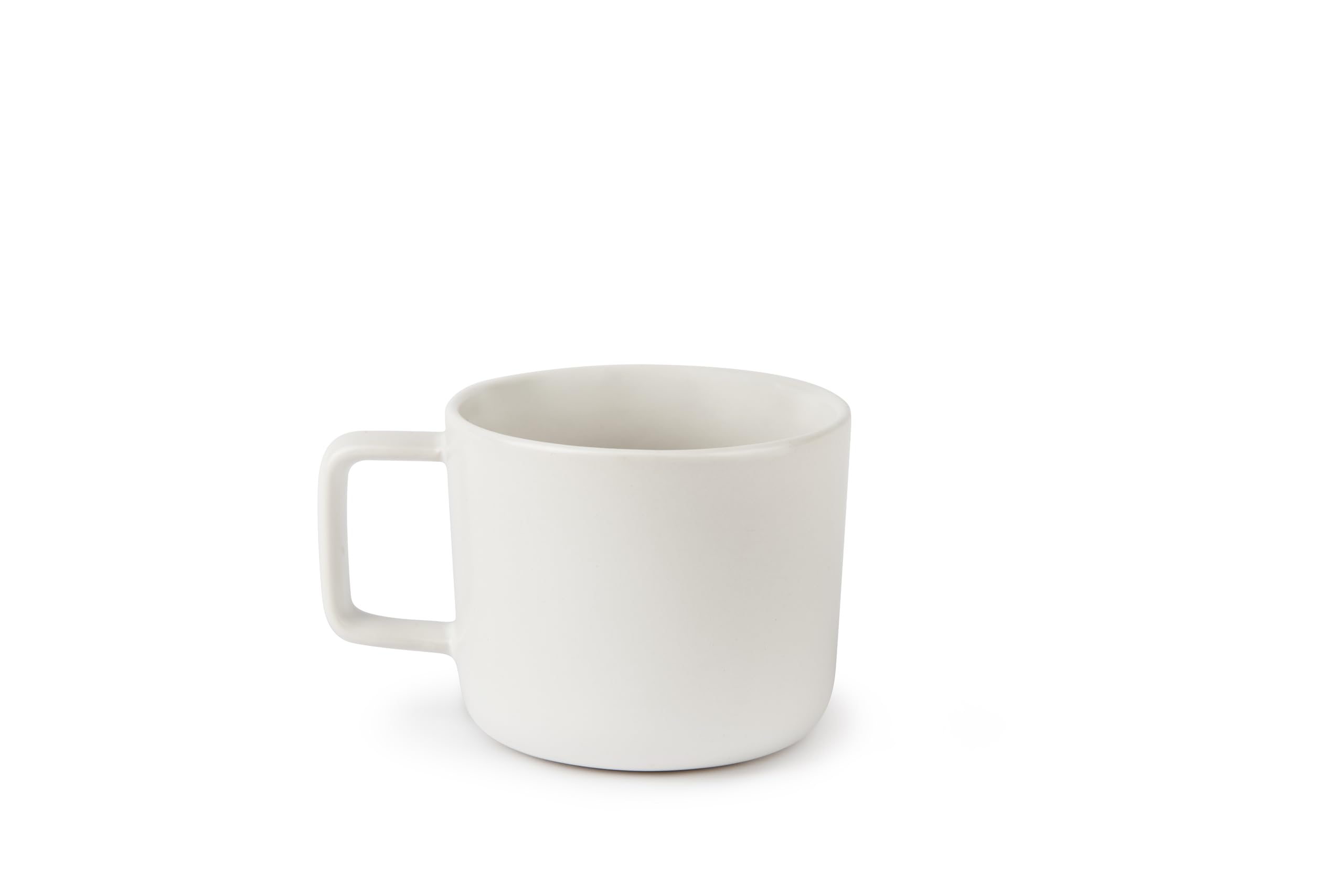 Excelsa Nordic Lot de 4 tasses à thé blanc, céramique Stoneware, capacité 210 ml.