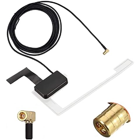 DriveSmart DAB Car Aerial DAB+ Replacement Antenna SMB Right Angle DAB Digtial Car Radio Glass Windscreen Mount Antenna 3M. Fits Pioneer AN-DAB1 Clarion Kenwood Alpine JVC Cover