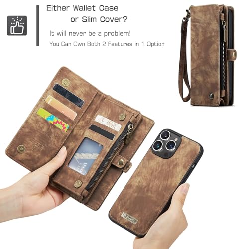 Coque iPhone 15 Plus pochette portefeuille cuir pour vos deplacements
