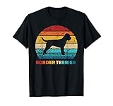 Border Terrier vintage retro T-Shirt