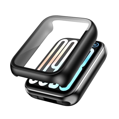 FDHYFGDY Custodia per Xiaomi Smart Band 9 Pro Cover, custodia protettiva per PC a tutto tondo con protezione per lo schermo, pellicola protettiva compatibile con Xiaomi Mi Band 9 Pro