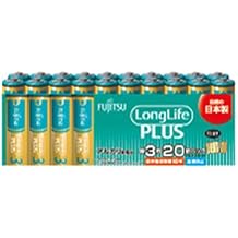 FDK Co., Ltd. LR6LP 20S AA Alkaline Batteries, Long Life Plus, Pack of 20