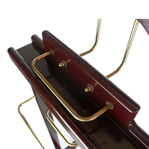 Xalteafe Multifuncional para Trajes y Pantalones Madera Galán de Noche de Madera,Cajones y Perchero Curvo,Galán de Noche de Madera,con polea,para Salas de Estar,Oficina,Dormitorio. - imagen 4