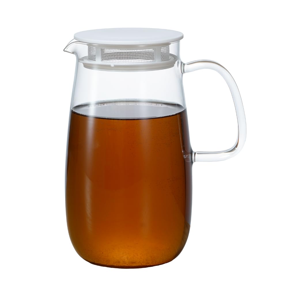 HARIO(ハリオ) レンジでかんたん 麦茶ポット むぎちゃん 1000mL 電…