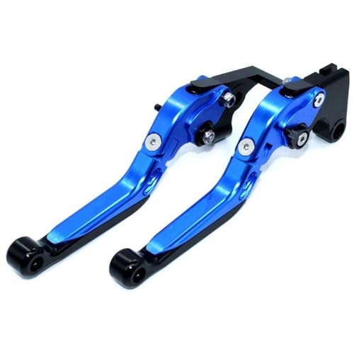 Kupplungs Bremshebel Für Kawasaki Für Ninja Für Zx-10r Für Zx10r Für Zx 10r Motorrad Einstellbare Klapp Ausziehbare Bremse Kupplung Hebel(Blue)