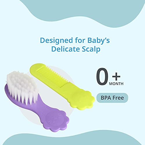 Image of Pigeon Comb & Brush Set | Baby Grooming Kit