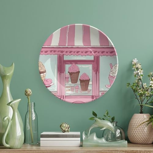 Plato Decorativo de Porcelana Ice Cream Store 6 pulgadas miniatura 5