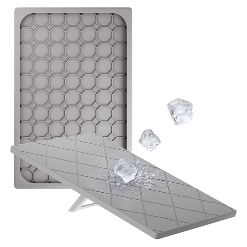Starlink Gen 3 Cover, Starlink Standard Gen 3 Protective Case Waterproof Silicon Cover for Outdoor Use Starlink Accessories Protect from Rock Sand Hail Grey
