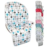 Monsieur Bébé   Housse d'assise pour chaise haute enfant gamme Ptit   Plusieurs coloris