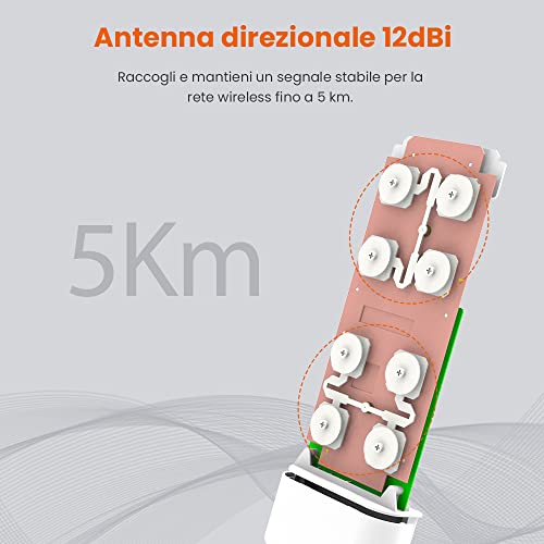 Image of Tenda (Renewed) O3 Single Band Wireless N150 Outdoor High Power Access Point (White)