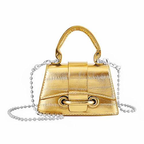 Image of Ayliss Micro Mini Crossbody Handbag Women's Purse Clutch Cute Mini Trendy Bag Top Handle PU Leather Shoulder Bag