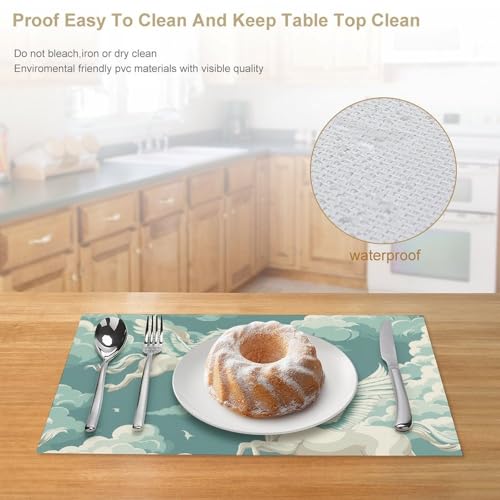 Sets de table en PVC lavables pour protéger votre table - 5